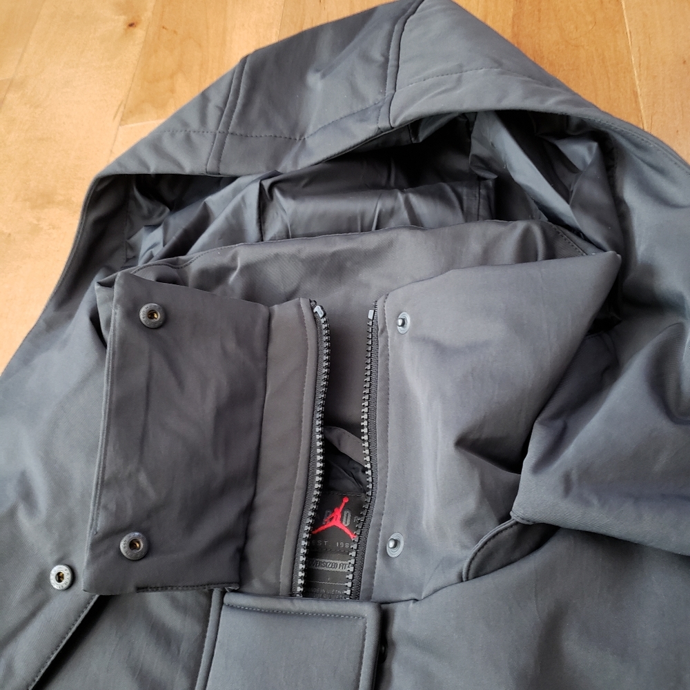 Nike Jordan 23 Engineered Women's Parka In Black - Picture 8 of 15